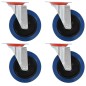 vidaXL Ruedas giratorias 24 unidades 125 mm
