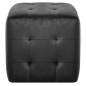 vidaXL Puf 2 unidades terciopelo negro 30x30x30 cm vidaXL Puf 2 unidades terciopelo negro 30x30x30 cm