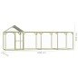 vidaXL Gallinero de madera de pino impregnada 6x1,5x2 m vidaXL Gallinero de madera de pino impregnada 6x1,5x2 m