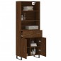 vidaXL Aparador alto madera contrachapada marrón roble 69,5x34x180 cm vidaXL Aparador alto madera contrachapada marrón roble 69,5x34x180 cm