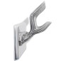 vidaXL Percheros 2 unidades aluminio plateado vidaXL Percheros 2 unidades aluminio plateado