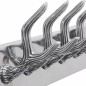 vidaXL Percheros 2 unidades aluminio plateado vidaXL Percheros 2 unidades aluminio plateado