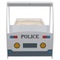 vidaXL Cama infantil coche de policía colchón 7 zonas H2 90x200 cm vidaXL Cama infantil coche de policía colchón 7 zonas H2 90x200 cm