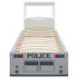 vidaXL Cama infantil coche de policía colchón viscoelástico 90x200 cm vidaXL Cama infantil coche de policía colchón viscoelástico 90x200 cm