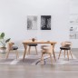 vidaXL Sillas de comedor 4 uds madera curvada cuero sintético negro vidaXL Sillas de comedor 4 uds madera curvada cuero sintético negro