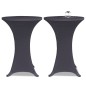 vidaXL Funda elástica para mesa 4 unidades 80 cm gris antracita vidaXL Funda elástica para mesa 4 unidades 80 cm gris antracita