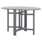 vidaXL Juego de comedor de jardín 5 pzas madera maciza de acacia gris