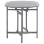 vidaXL Juego de comedor de jardín 5 pzas madera maciza de acacia gris