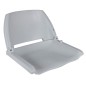 vidaXL Asiento barco respaldo plegable sin cojín 2uds gris 41x51x48 cm vidaXL Asiento barco respaldo plegable sin cojín 2uds gris 41x51x48 cm