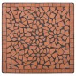 vidaXL Mesa y sillas de bistró 3 piezas con mosaico cerámica terracota vidaXL Mesa y sillas de bistró 3 piezas con mosaico cerámica terracota