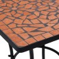 vidaXL Mesa y sillas de bistró 3 piezas con mosaico cerámica terracota vidaXL Mesa y sillas de bistró 3 piezas con mosaico cerámica terracota