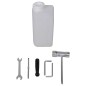 vidaXL Set de ahoyadora con barrena perforadora de suelo de acero vidaXL Set de ahoyadora con barrena perforadora de suelo de acero