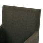 vidaXL Sillas de comedor con reposabrazos 4 unidades tela marrón vidaXL Sillas de comedor con reposabrazos 4 unidades tela marrón