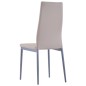 vidaXL Conjunto de mesa y sillas de comedor 5 piezas color capuchino vidaXL Conjunto de mesa y sillas de comedor 5 piezas color capuchino