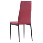 vidaXL Conjunto de mesa y sillas de comedor 5 piezas color vino tinto