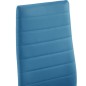 vidaXL Conjunto de mesa y sillas de comedor 5 piezas azul vidaXL Conjunto de mesa y sillas de comedor 5 piezas azul