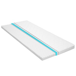 282768 vidaXL Mattress Topper 80x200 cm Cold Foam Egg Profile 6 cm