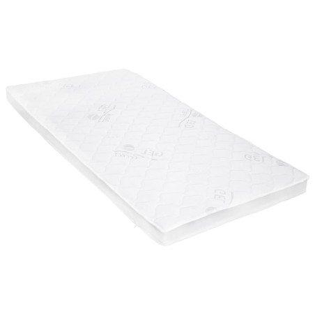 vidaXL Sobrecolchón 80x200 cm espuma de gel 7 cm