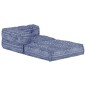 vidaXL Puf modular de tela Indigo vidaXL Puf modular de tela Indigo