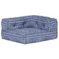 vidaXL Puf modular de tela Indigo vidaXL Puf modular de tela Indigo