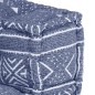 vidaXL Puf modular de tela Indigo vidaXL Puf modular de tela Indigo