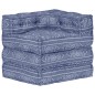 vidaXL Puf modular de tela Indigo vidaXL Puf modular de tela Indigo