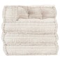 vidaXL Puf modular de tela beige vidaXL Puf modular de tela beige