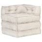 vidaXL Puf modular de tela beige vidaXL Puf modular de tela beige