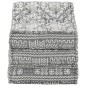 vidaXL Puf modular de tela gris claro vidaXL Puf modular de tela gris claro