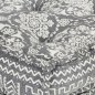 vidaXL Puf modular de tela gris claro vidaXL Puf modular de tela gris claro