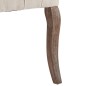 vidaXL Sillas de comedor 2 unidades tela con apariencia de lino beige vidaXL Sillas de comedor 2 unidades tela con apariencia de lino beige