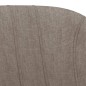 vidaXL Taburetes de cocina 2 unidades tela gris taupe vidaXL Taburetes de cocina 2 unidades tela gris taupe