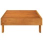 vidaXL Muebles de jardín 2 pzas cojines madera acacia gris oscuro vidaXL Muebles de jardín 2 pzas cojines madera acacia gris oscuro
