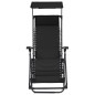 vidaXL Sillas plegables 2 unidades textilene negro vidaXL Sillas plegables 2 unidades textilene negro