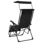 vidaXL Sillas plegables 2 unidades textilene negro vidaXL Sillas plegables 2 unidades textilene negro