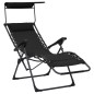 vidaXL Sillas plegables 2 unidades textilene negro vidaXL Sillas plegables 2 unidades textilene negro