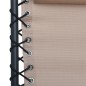 vidaXL Sillas plegables 2 unidades textilene gris taupe vidaXL Sillas plegables 2 unidades textilene gris taupe