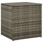 vidaXL Set de muebles de jardín 4 pzas y cojines ratán sintético gris vidaXL Set de muebles de jardín 4 pzas y cojines ratán sintético gris