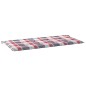 vidaXL Cojín de banco de jardín tela Oxford a cuadros rojo 100x50x3cm vidaXL Cojín de banco de jardín tela Oxford a cuadros rojo 100x50x3cm
