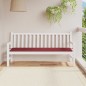 vidaXL Cojín de banco de jardín tela Oxford rojo tinto 180x50x3 cm vidaXL Cojín de banco de jardín tela Oxford rojo tinto 180x50x3 cm