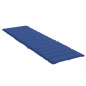vidaXL Cojín de tumbona de tela Oxford azul 200x60x3 cm vidaXL Cojín de tumbona de tela Oxford azul 200x60x3 cm