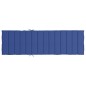 vidaXL Cojín de tumbona de tela Oxford azul 200x60x3 cm vidaXL Cojín de tumbona de tela Oxford azul 200x60x3 cm