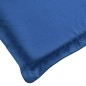 vidaXL Cojín de tumbona de tela Oxford azul 200x60x3 cm vidaXL Cojín de tumbona de tela Oxford azul 200x60x3 cm
