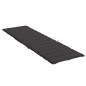 vidaXL Cojín de tumbona de tela Oxford negro 200x50x3 cm vidaXL Cojín de tumbona de tela Oxford negro 200x50x3 cm