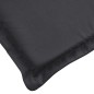 vidaXL Cojín de tumbona de tela Oxford negro 200x50x3 cm vidaXL Cojín de tumbona de tela Oxford negro 200x50x3 cm