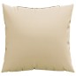 vidaXL Cojines decorativos 4 uds tela beige 60x60 cm