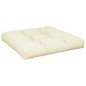 vidaXL Cojín para sofá de palets tela crema 80x80x12 cm vidaXL Cojín para sofá de palets tela crema 80x80x12 cm