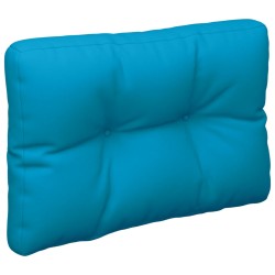 vidaXL Cojín para sofá de palets de tela azul 50x40x12 cm
