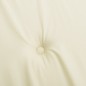 vidaXL Cojines de silla de jardín 2 uds tela Oxford crema 40x40x3 cm