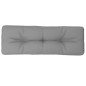vidaXL Cojín para sofá de palets tela gris 120x40x12 cm vidaXL Cojín para sofá de palets tela gris 120x40x12 cm